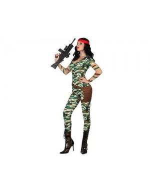 Costume Militare Donna Tg2 M Tuta