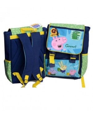 accademia 140951 zaino estens. scuola george di peppa pig primino