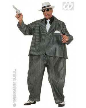 Costume Gangster Grassone M Costume C/Cerchio,Giac