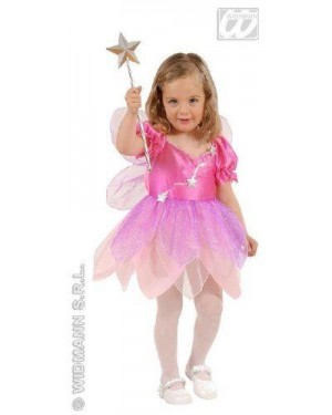 WIDMANN 4929P COSTUME FATINA ROSA 98-104 CM VESTITO-ALI