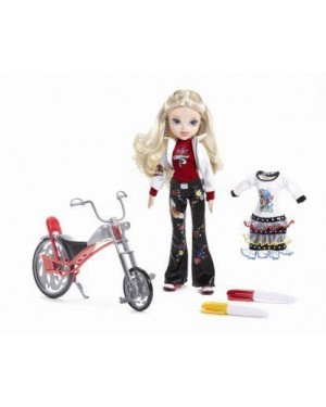 gig 01477 moxie bambola artitude con bicicletta
