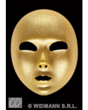 widmann 6476g maschera viso intero oro tessuto