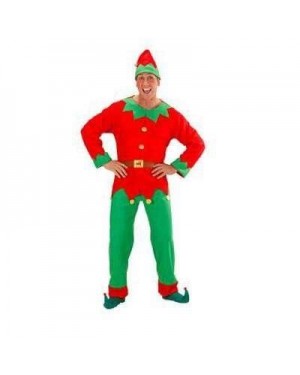 Costume Elfo L Uomo Aiutante Di Babbo Natale