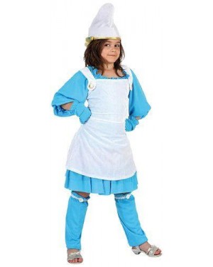 Costume Nano Azzurro Puffetta 9/10 Bambina