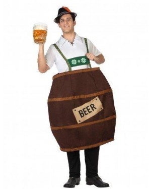Costume Barile Birra Adulto T3 Xl