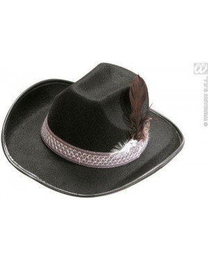 widmann 2476e cappelli cowboy con piume bambino neri feltro