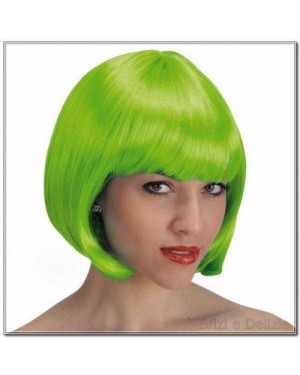 carnival toys 02502 parrucca caschetto pin up verde in busta