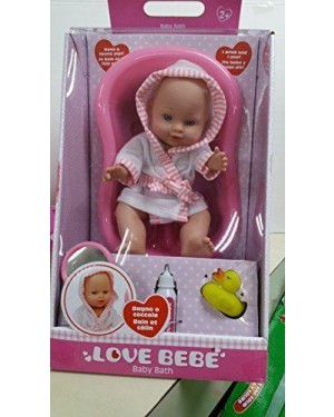 GIOCHERIA RDF51740 love bebe - baby bath con vaschetta e accesori