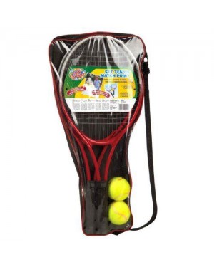 giochi preziosi rdf50024 sport&fun set 2 racchette tennis con palla