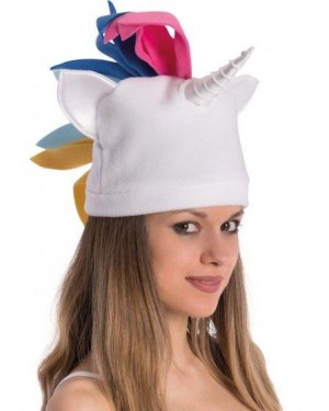CARNIVAL TOYS 06566 cappello unicorno bianco in pile
