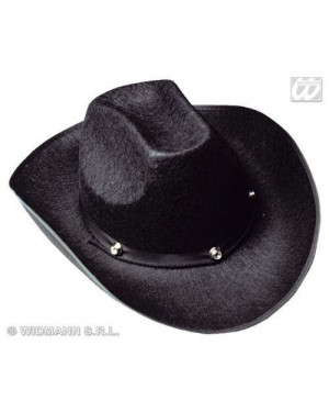 WIDMANN 2549E cappello cowboy uomo in feltro con borchie