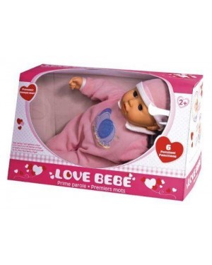 giocheria rdf50326 love bebe - prime parole cm.35