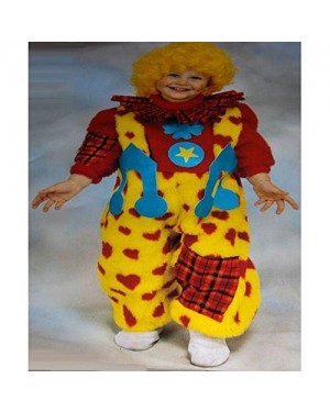 Costume Clown 6/12 Mesi Peluche