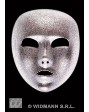 widmann 6477s maschera viso intero argento tessuto