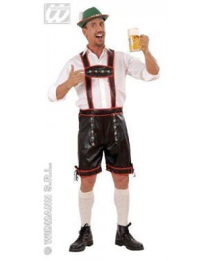 Costume Lederhosen S Similpelle Bavarese