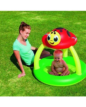 bestway 52181 gonfiabile piscina coccinella c/copertura 91x84