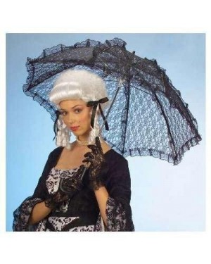 widmann 6677l parasoli in pizzo neri- diam. 83 cm