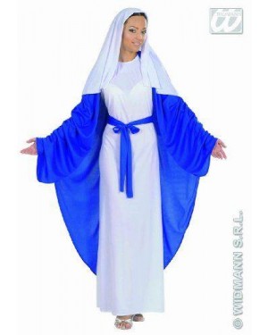 Costume Maria Madonna M Tunica Con Mantello, Cint
