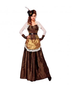 WIDMANN 07742 costume steampunk donna m gonna lunga