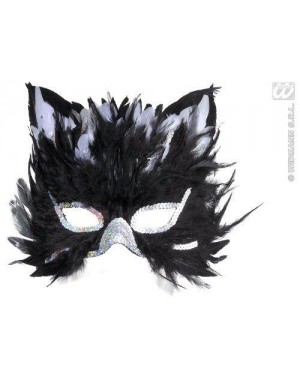 widmann 6585c maschere gatto in piume