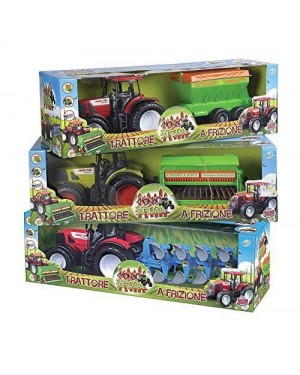 grandi giochi gg51203 trattore fattoria con rimor 3 ass.