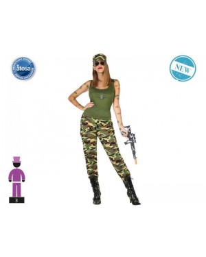 ATOSA 54131 costume militare t-2 donna pantaloni