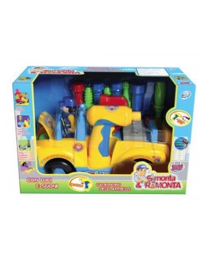 STARTRADE 50407 camion con accessori da lavoro con suoni