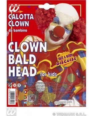 widmann 2600h cappello calotta clown bambino in latt. c/cape.ros
