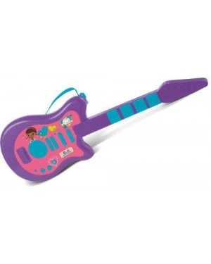 giocheria gch855076 dottoressa peluche chitarra elettrica 8 ritmi