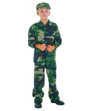 CLOWN 70261 costume soldato 10 anni mimetica