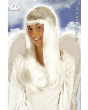 widmann 6152a parrucca angelo bianca liscia lunga