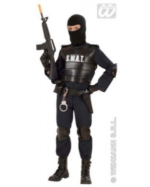 Costume Agente Swat Poliziotto 11/13 Cm 158