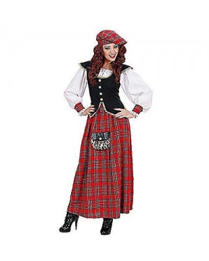 WIDMANN 73911 costume scozzese s donna gonna lunga