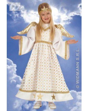 Costume Angelo 1/2 2/3 Con Ali E Aureola