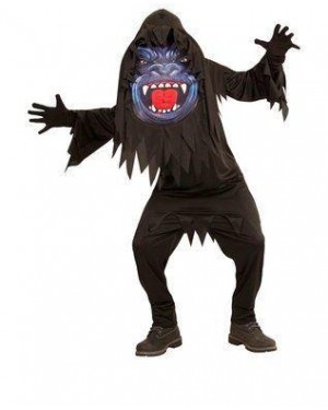 WIDMANN 07761 costume gorilla c/maschera gigante 11/13 158cm
