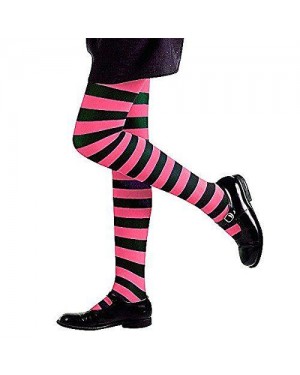 widmann 01226 collant rigati rosa/nero 70 den bambina 11-14 anni