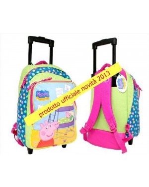 ACCADEMIA 131653 zaino scuola trolley easy peppa pig