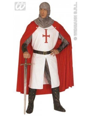 Costume Crociato Medievale Xl Bianco