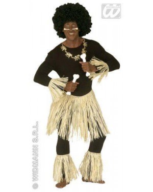 widmann 3374s set zulu gonna bracciali e gambali in rafia