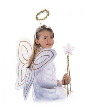widmann 5141h set ali angelo tessuto con bacchetta magica