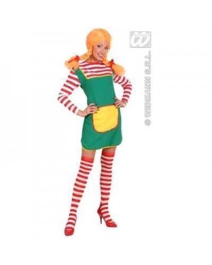 widmann 2999r calze sopra ginocchio rigate bianco/rosso 64cm