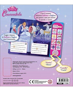 DISNEY  libro suona e impara cenerentola