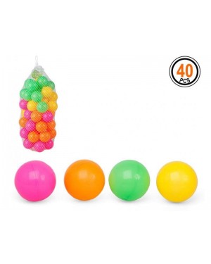ATOSA 13569 atosa rete palle plastica multicolore 40 pz
