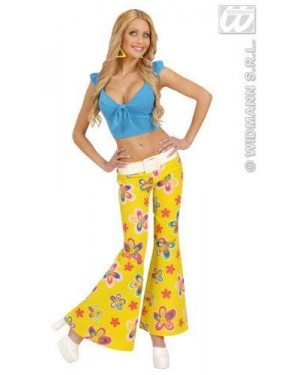 widmann 8195n top turchese con fiocco in cotone