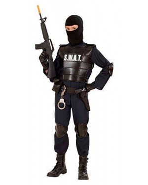 WIDMANN 55345 costume agente swat poliziotto 4/5 cm 116