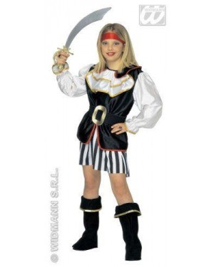 Costume Piratessa Con Accessori 5/7 Cm 128