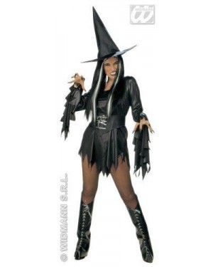 Costume Strega Morgana Xl Con Cintura E Capp.