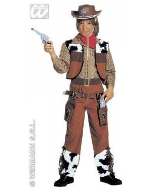 WIDMANN 36776 costume cowboy 5/7 cm 128