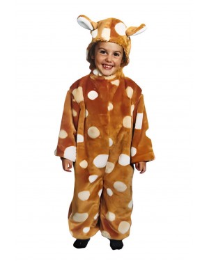 Costume Cerbiatto 18/24 Mesi Peluche