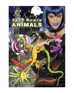 SCHERZO BLISTER 12 ANIMALI GOMMA HORROR